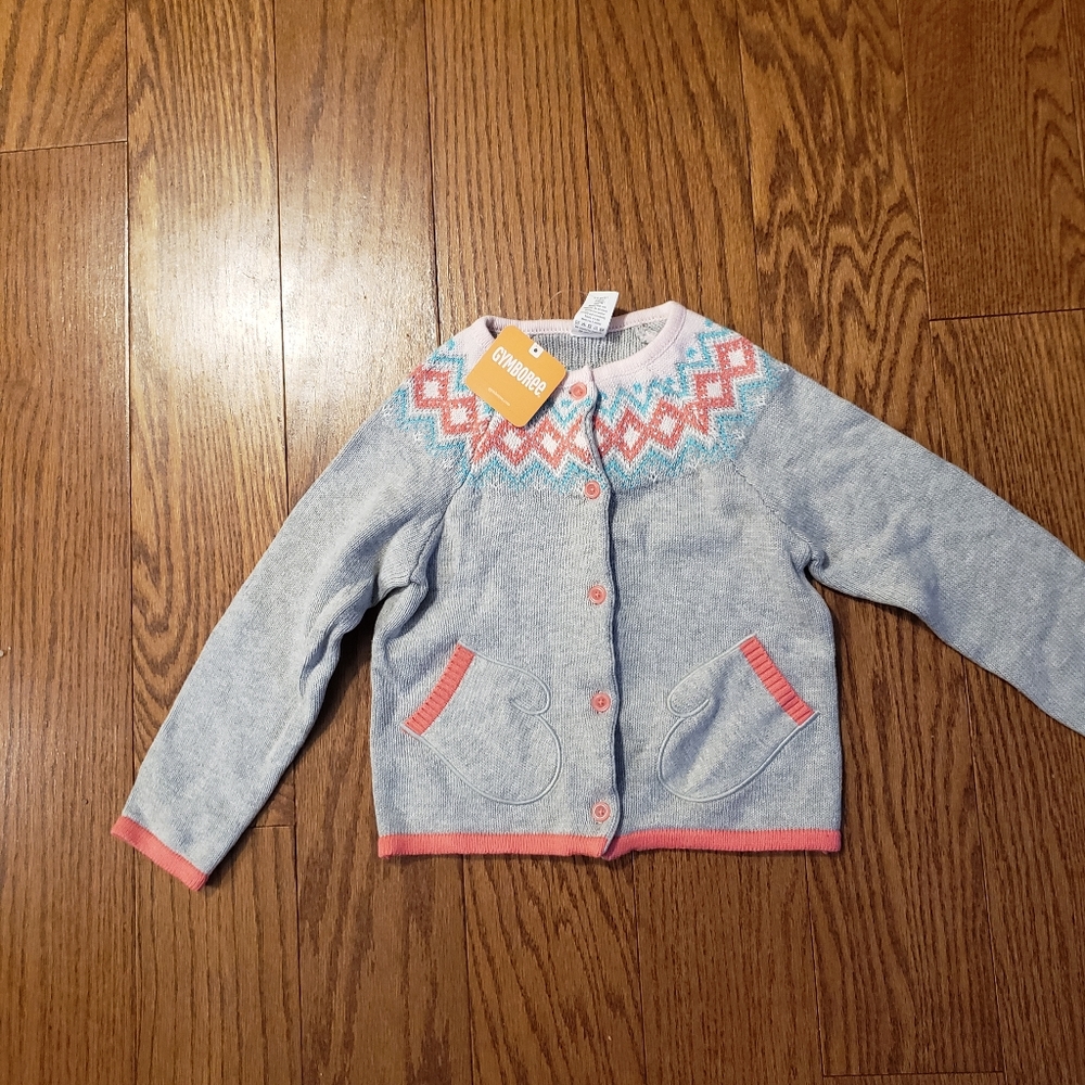 Gymboree 5T cardigan NWT